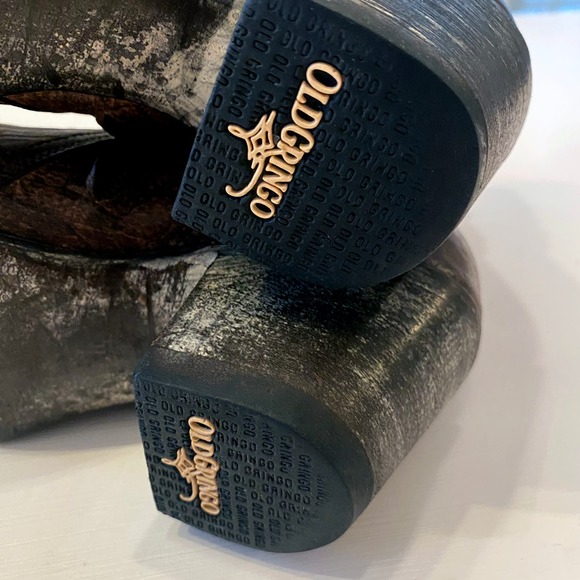 Old Gringo Women's Mini Belinda 7"‎ Ankle Boots Size 7 B Brown Bootie Cowboy - Picture 13 of 16